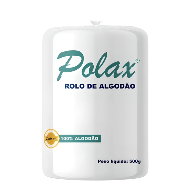 Algodão Hidrófilo em Rolo 500g Não Estéril POLAX