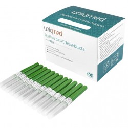 UNIQMED (25x0,8mm(21gx1)) - com 100 unidades